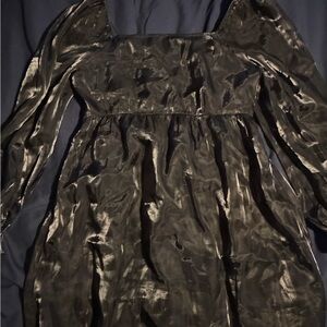 Chic Black Long Sleeve Dress